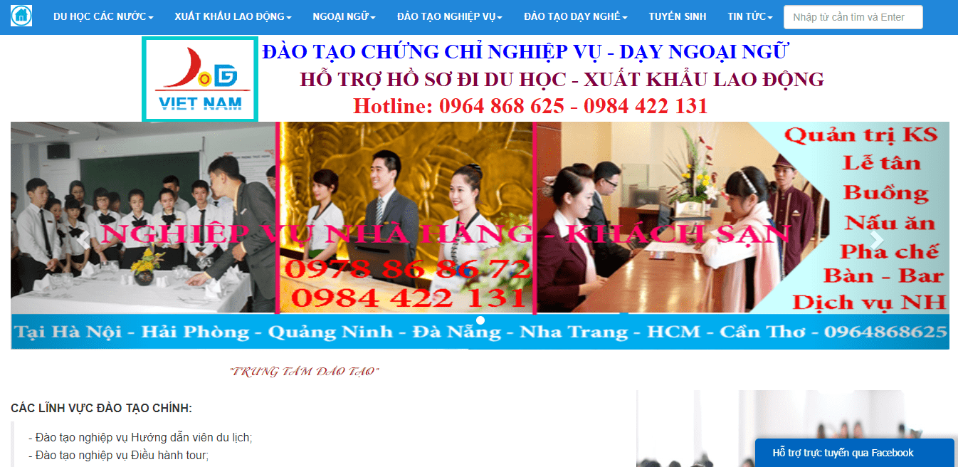 học quản lý khách sạn ở Đà Nẵng uy tín