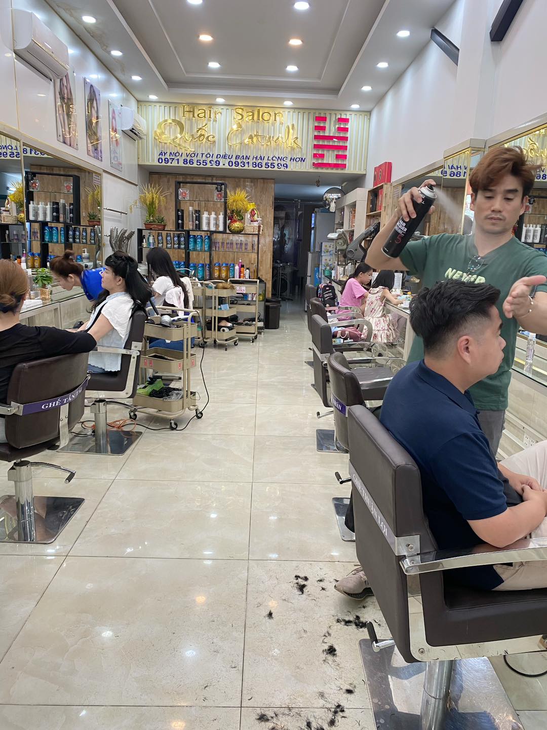 salon tóc Sài Gòn