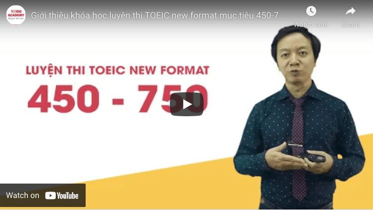học tiếng anh toeic online