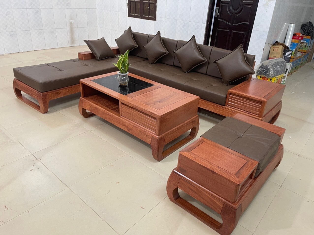 sofa gỗ Hải Phòng