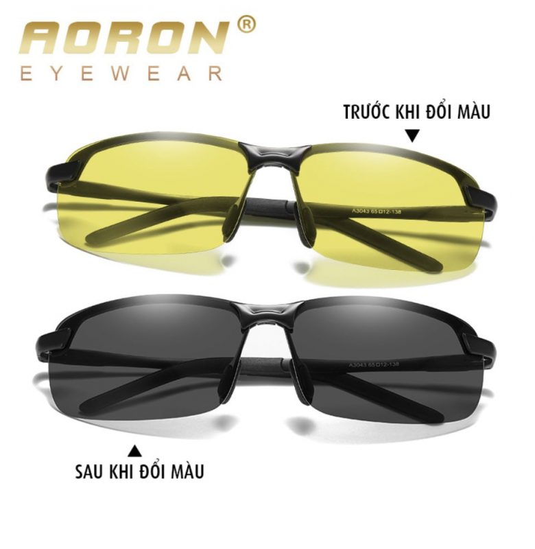 Kính phân cực đổi màu AORON A3043