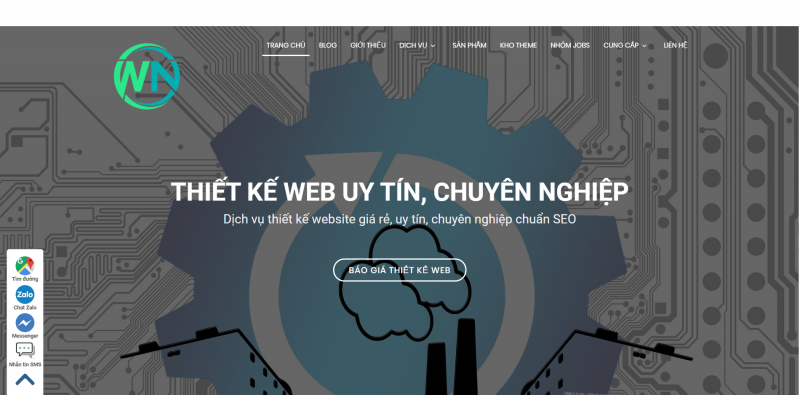 web Ngành Hải Phòng