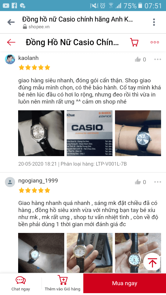 Đồng Hồ Nữ Dây Kim Loại Casio LTP - V001D