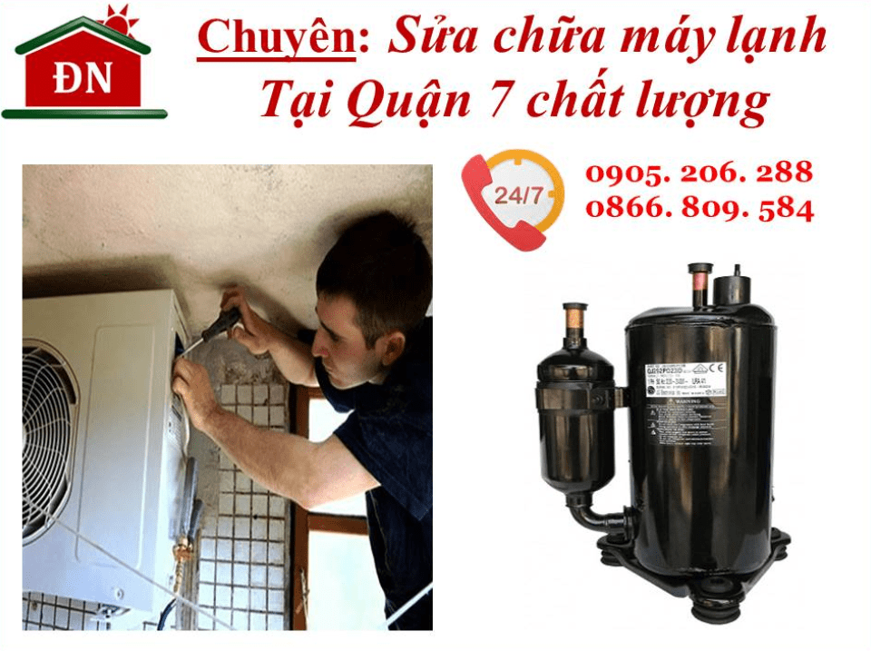 sửa máy lạnh quận 7