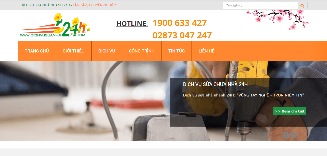 Công Ty TNHN Dịch Vụ Sửa Nhà 24h