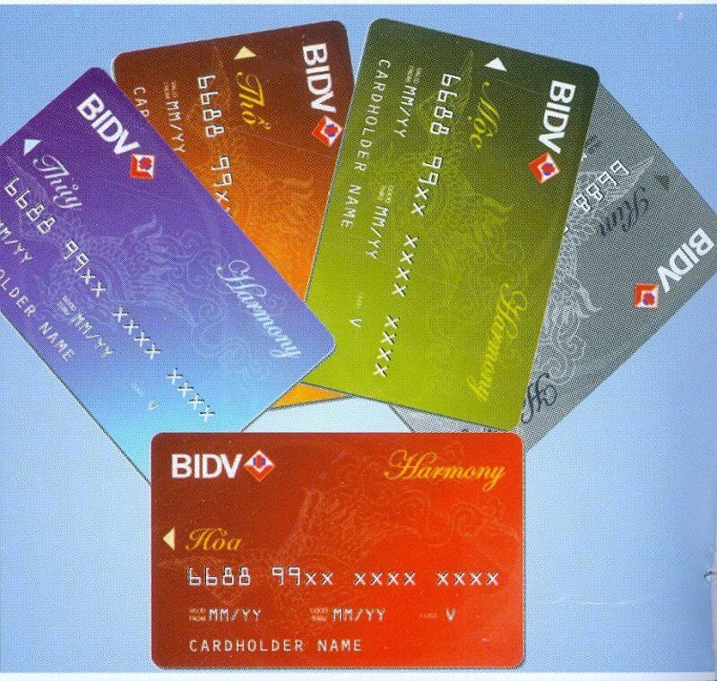Thẻ ngân hàng nhà nước Ngân Hàng BIDV