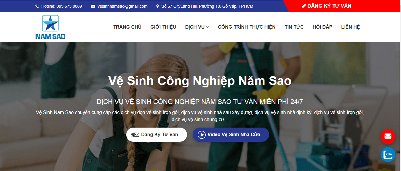 vệ sinh nhà ở sau xây dựng tphcm