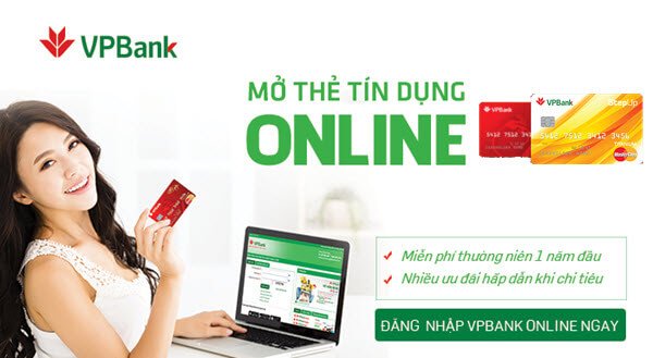 đăng ký mở thẻ tín dụng online