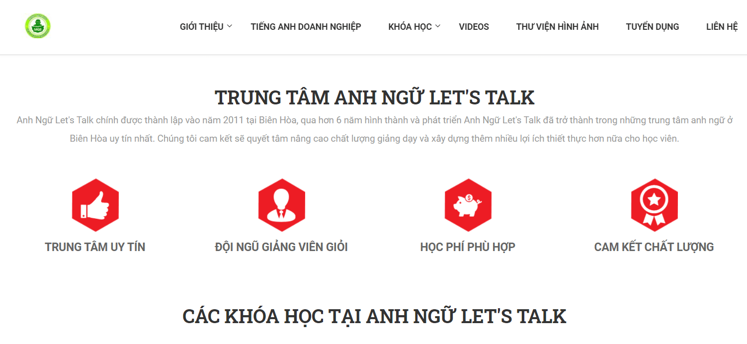 Trung Tâm Anh Ngữ Let's Talk