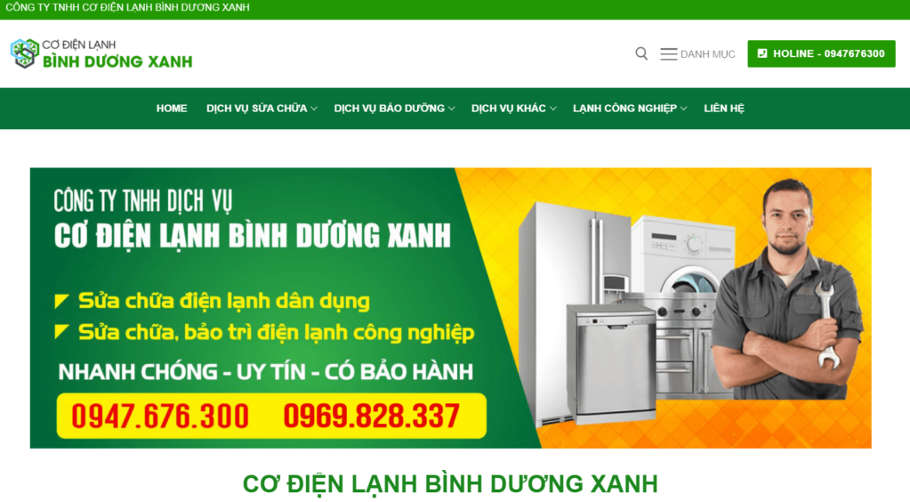 sửa tủ lạnh Bình Dương