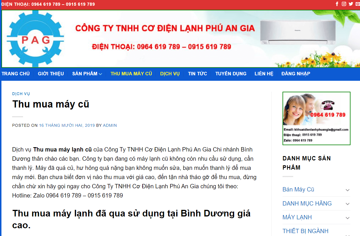 điện lạnh thu mua 