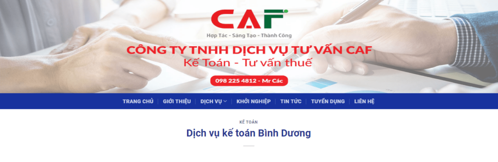 Dịch Vụ Kế Toán Tại Bình Dương