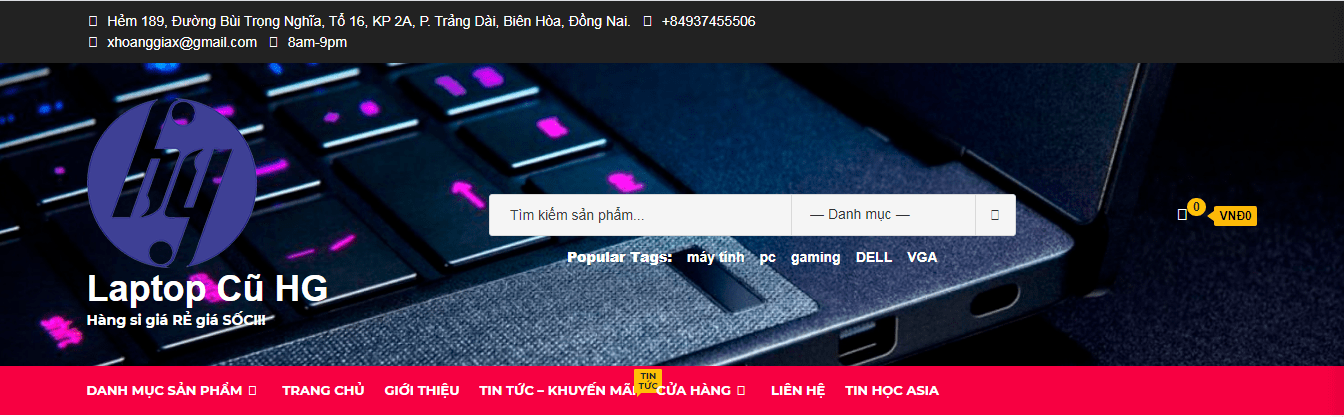 Laptop Cũ Biên Hòa Đồng Nai