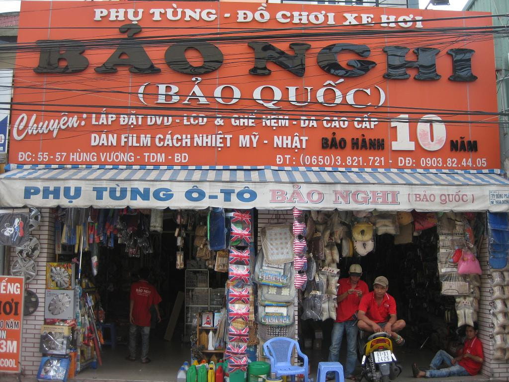 phụ tùng ô tô bình dương