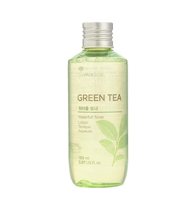 Green Tea Waterfull Toner The Face Shop