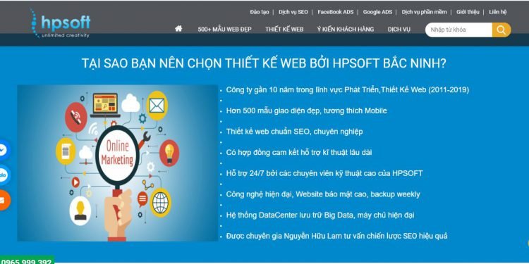 thiết kế web Bắc Ninh