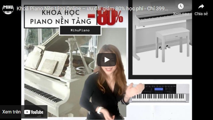 khoá học đàn piano online