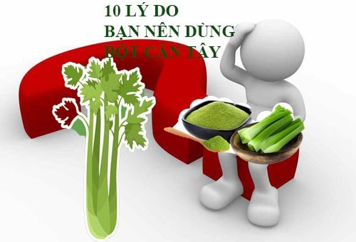 Bột cần tây có tác dụng gì