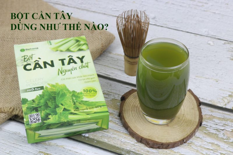 Bột cần tây dùng như thế nào