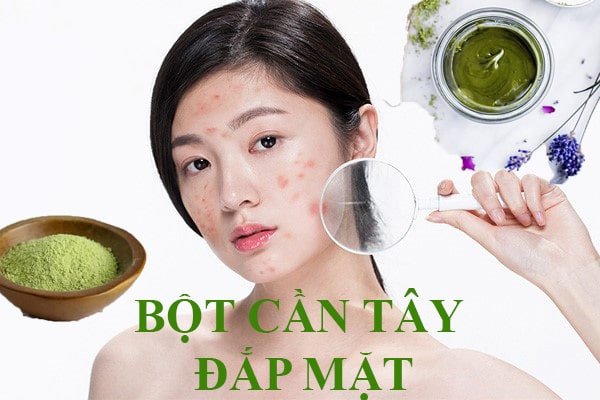 Bột cần tây đắp mặt