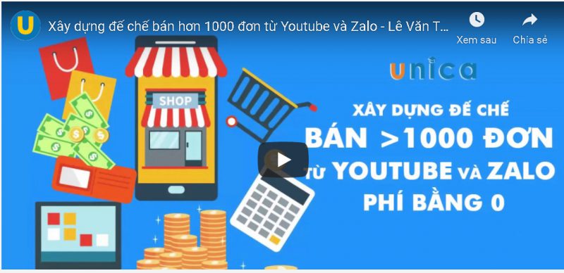 khóa học về youtube