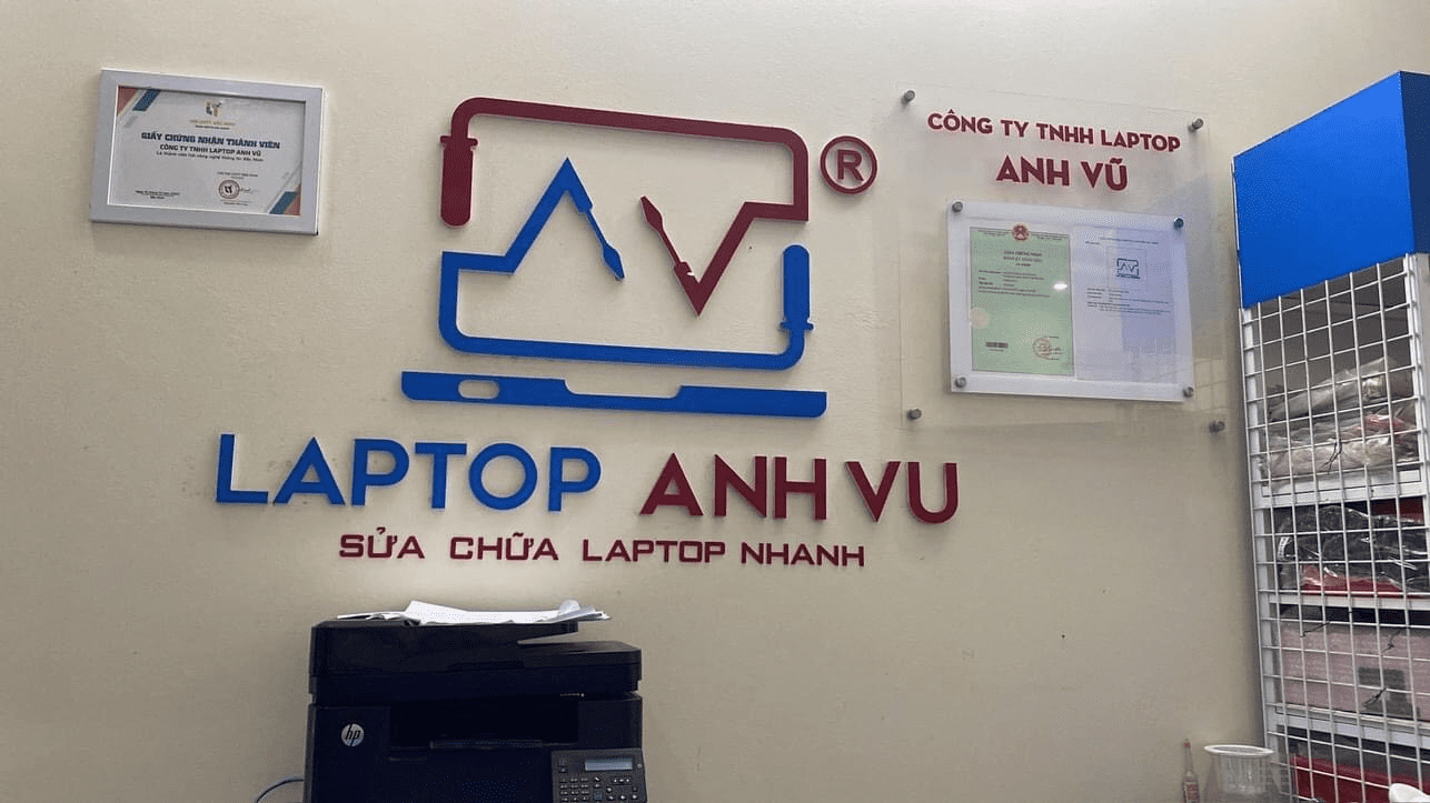 Sửa Laptop Anh Vũ - Địa Chỉ Sửa Máy Tính Chuyên Nghiệp Tại Bắc Ninh 