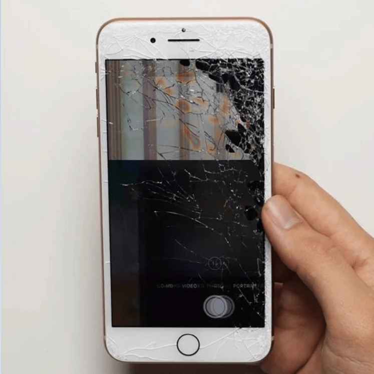 màn hình iphone 8 plus bị vỡ