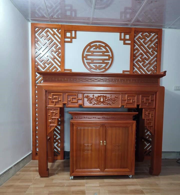 bàn thờ gỗ thái nguyên