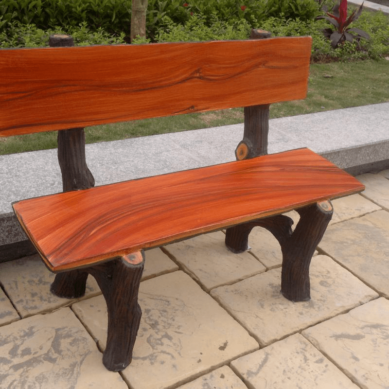 ghế đá giả gỗ