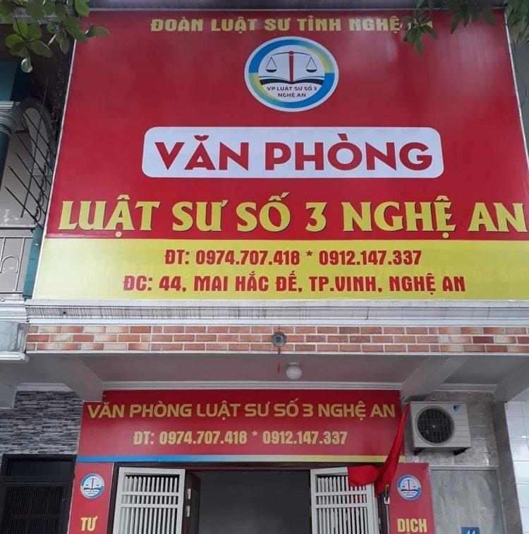 Văn Phòng Luật Sư Số 3 Nghệ An