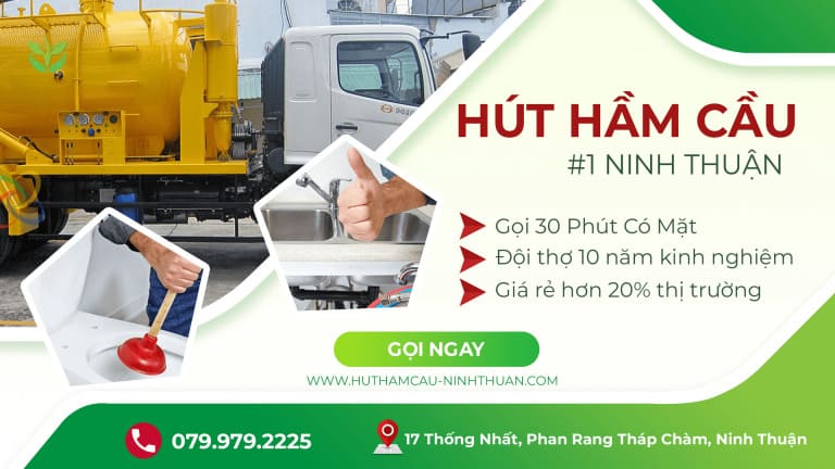 thông bồn cầu Ninh Thuận