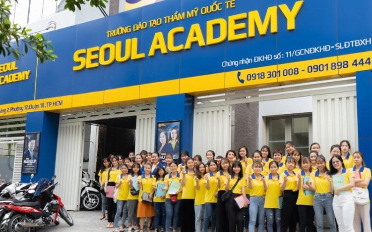 khóa học chăm sóc sắc đẹp tại Seoul Academy 