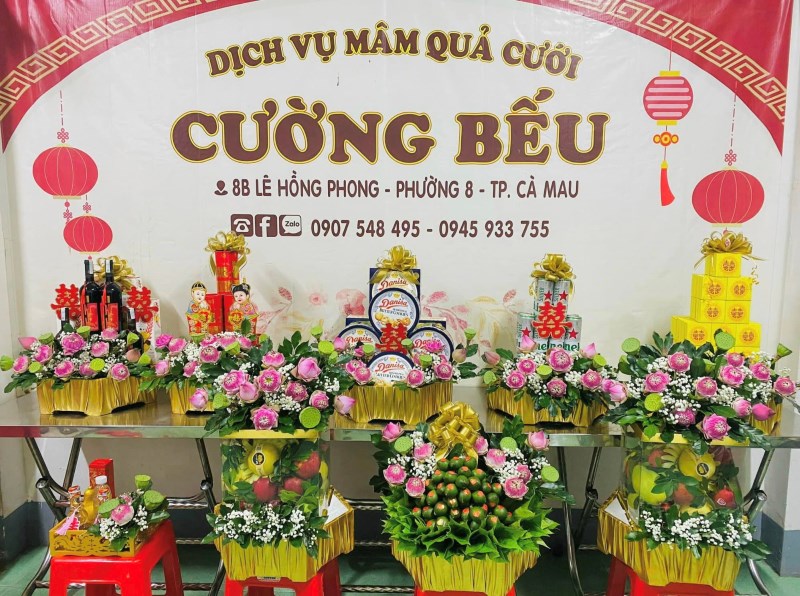 mâm quả cưới Cà Mau