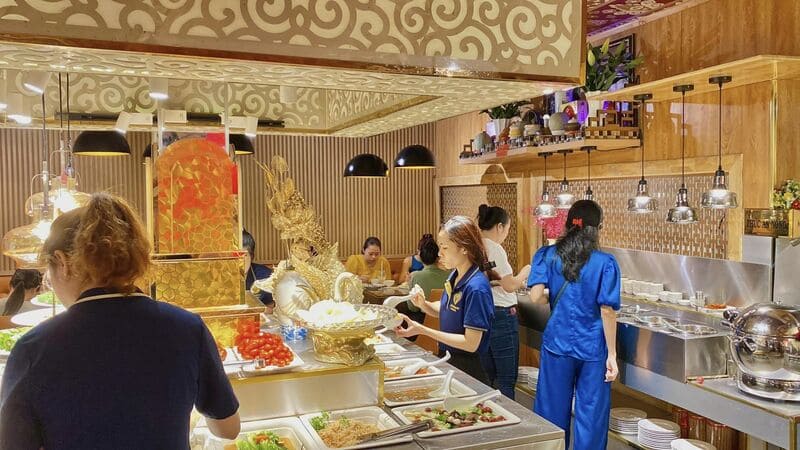 nhà hàng buffet chay Sài Gòn