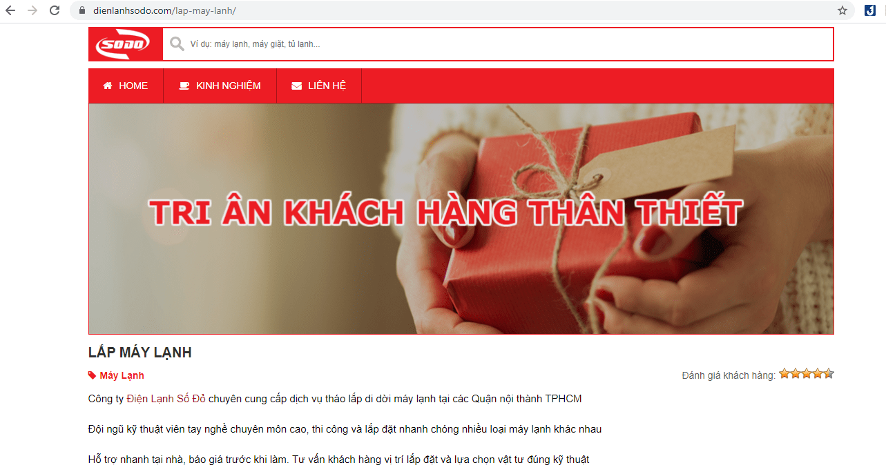 dịch vụ lắp đặt điều hòa Sài Gòn
