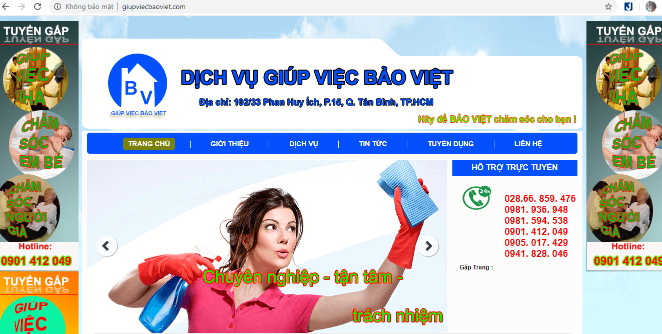 dịch vụ chăm sóc người già Sài Gòn