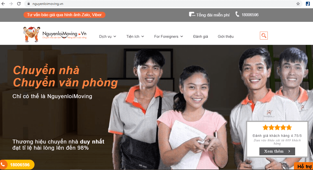 địa chỉ chuyển nhà uy tín ở TP HCM