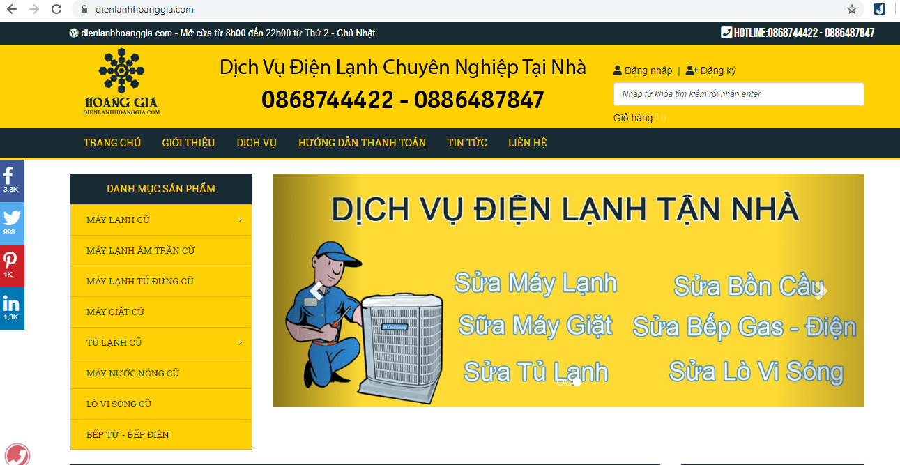 dịch vụ lắp đặt điều hòa Sài Gòn