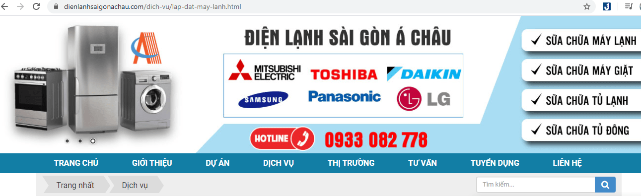 dịch vụ sửa điều hòa Sài Gòn