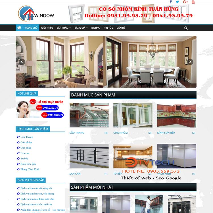 cửa nhôm xingfa Đà Nẵng 