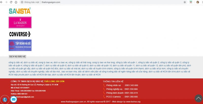 Công Ty TNHH MTV Dịch Vụ Bảo Vệ Thái Long