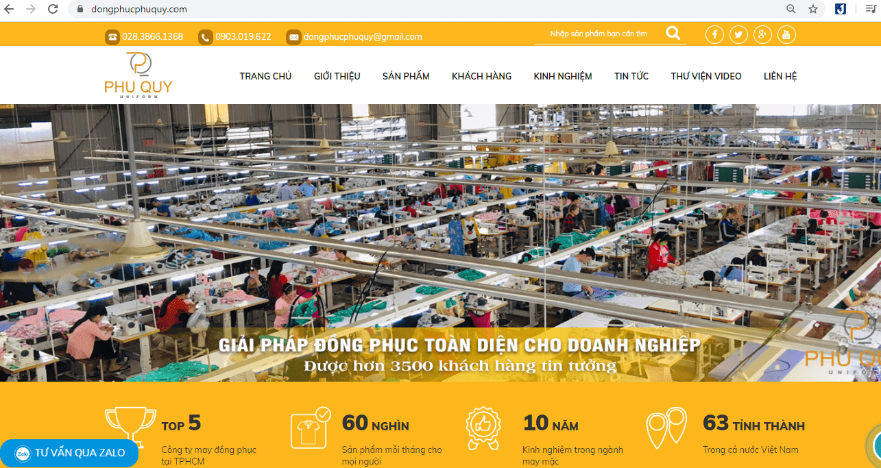 thiết kế đồng phục Sài Gòn