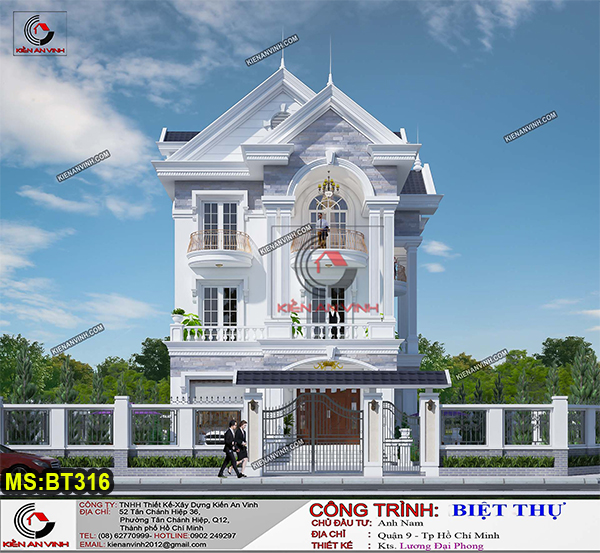 thiết kế biệt thự Sài Gòn
