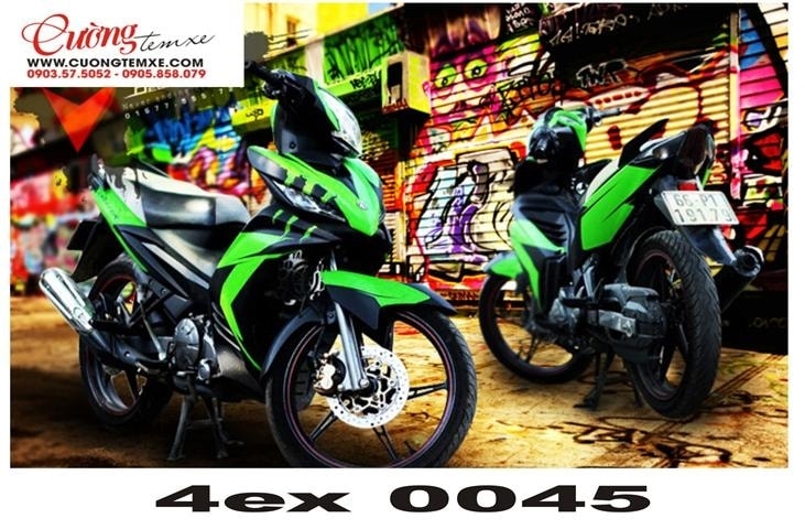 dịch vụ Dán Xe Máy tại Đà Nẵng cường tem xe
