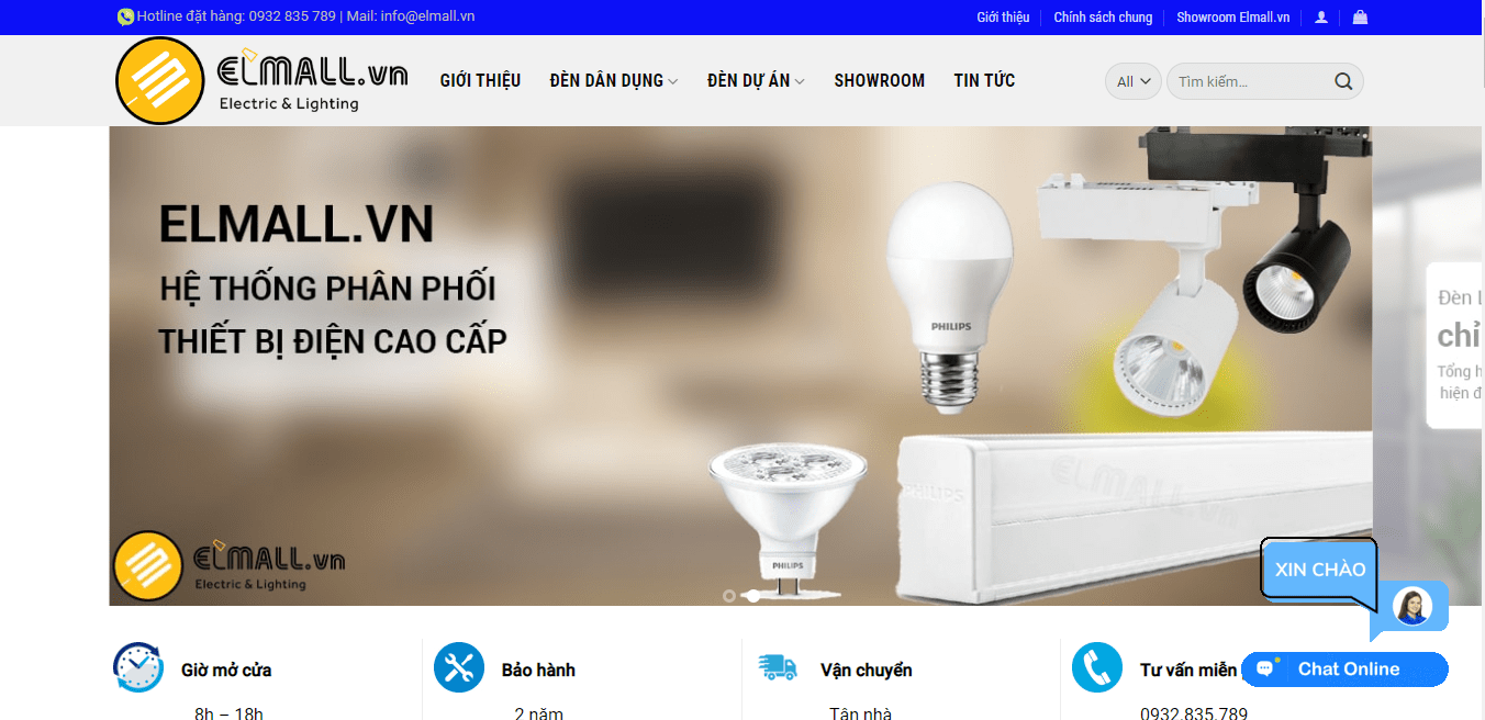 cửa hàng đèn led Đà Nẵng