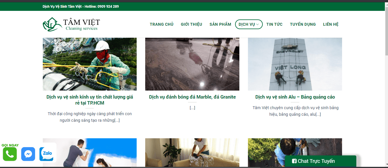 dịch vụ lau kính Sài Gòn