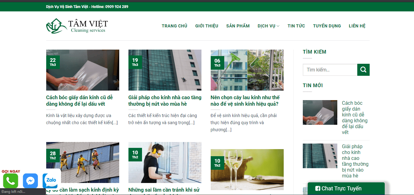 dịch vụ lau kính Sài Gòn uy tín