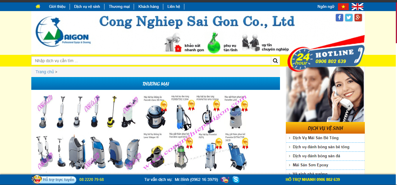 dịch vụ lau kính SG