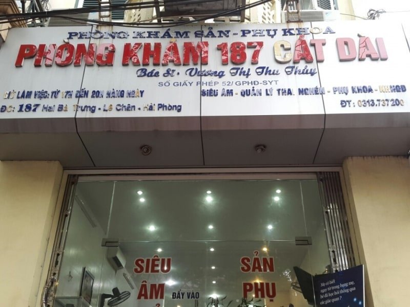 phòng khám siêu âm 187 cát dài