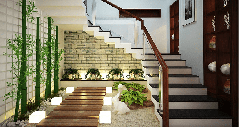thi công đá ốp cầu thang ở đà nẵng